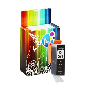 Tusz Zgodny z PGI-520 ((CHIP)PGI-520BK) Zamiennik czarny - 19ml - do CANON PIXMA IP 4700, CANON PIXMA MX 860, 870, CANON PIXMA MP 540, 620