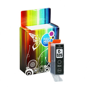 Tusz Zgodny z CLI-526 PGI-525 ((CHIP)PGI-525Bk) Zamiennik czarny - 19ml - do CANON PIXMA IP 4950, 4900, CANON PIXMA MG 6170, 6100, 8120