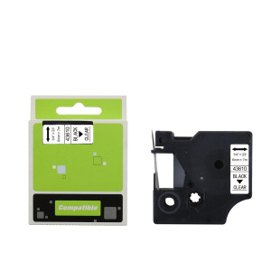 Taśma do Dymo D1 43610 6mm 7m przeźroczysta taśma czarny napis S0720770