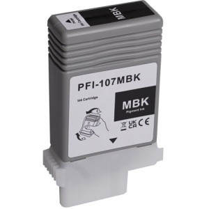 Tusz Zgodny z PFI-107 ((FP)6704B001) Zamiennik czarny matowy - 130ml - do CANON IMAGEPROGRAF IPF 670, 680, 770, 785