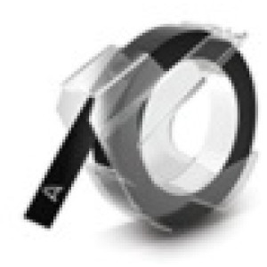 Taśma do Dymo Omega wytłaczarka S0898130 9mm 3m czarna taśma