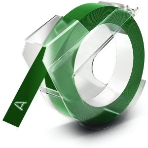 Taśma do Dymo Omega wytłaczarka S0898160 9mm 3m zielona taśma