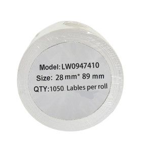 Etykiety do DYMO LW S0947410 89mm x 28mm 1050szt etykiet na rolce