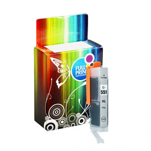 Tusz Zgodny z CLI-551 PGI-550 (CLI551GY) Zamiennik szary - 13ml - do CANON PIXMA IP 7250, 8750, CANON PIXMA MG 5450, 6350, 7150