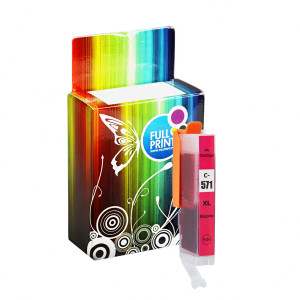 Tusz Zgodny z CLI-571 PGI-570 (CLI-571M) Zamiennik purpurowy - 13ml - do CANON PIXMA MG 5750, 5751, 5752, CANON PIXMA TS 9050, 8053
