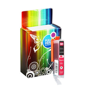 Tusz Zgodny z CLI-581 PGI-580 (CLI-581mXXL) Zamiennik purpurowy - 13ml - do CANON PIXMA TS 9155, 8352A, 6350A, CANON PIXMA TR 7550, 8550