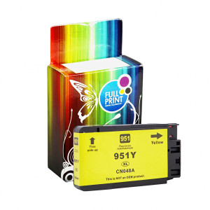 Tusz Zgodny z HP 951XL (CN048A) Zamiennik żółty - 20ml - do HP OFFICEJET PRO 8620, 251DW, 8616