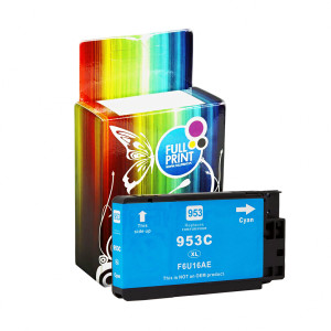 Tusz Zgodny z HP 953XL (F6U16A) Zamiennik błękitny / turkusowy / niebieski - 26ml - do HP OFFICEJET PRO 7730, 7720, 7720, 7730