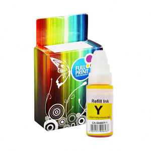 Tusz Zgodny z GI-490 (GI-490Y) Zamiennik żółty - 70ml - do CANON PIXMA G 2411, 3411, 4411, 2410, 3410