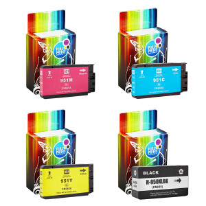 Tusz FullPrint (HP950XLCMYK) Oryginalny cmyk do HP OFFICEJET PRO 8100, 8600, 8620