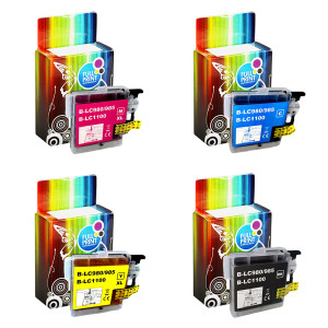 Tusz LC1100 (LC1100CMYK) Oryginalny cyjan do BROTHER DCP- 185C, 385C, 585CW, 395CN, 6690CW