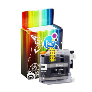 Tusz FullPrint (LC127BKXL) Zamiennik czarny - 29ml - do BROTHER DCP-J 4110DW, BROTHER MFC-J 4510DW, 4410DW, 4510DW, 4610DW