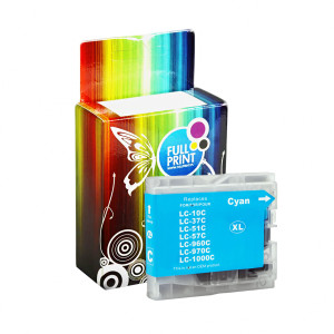 Tusz Zgodny z LC1000 (LC-1000CYJ1) Zamiennik błękitny / turkusowy / niebieski do BROTHER DCP- 560CN, 750CW, 770CW, 130C, 330C