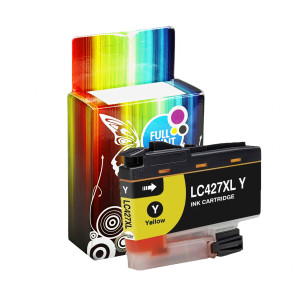 Tusz Zgodny z LC427 LC427XL (LC-427XLY) Zamiennik żółty do BROTHER MFC-J 5955DW, 6957DW, 6955DW, 6959DW, 4540DWT