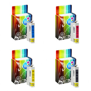 Tusz Zgodny z S20 SX100 SX110 SX200 SX210 SX400 SX410 (T071540) Zamiennik cmyk do EPSON STYLUS 120, EPSON STYLUS SX 210, 410, EPSON STYLUS OFFICE BX 510W, EPSON STYLUS DX 7400