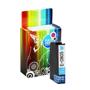 Tusz Zgodny z RX560 RX585 RX685 (T080540) Zamiennik błękitny / turkusowy / niebieski - 15ml - do EPSON STYLUS PHOTO R 265, 360, EPSON STYLUS PHOTO RX 560, EPSON STYLUS PHOTO PX 730WD, 830FWD
