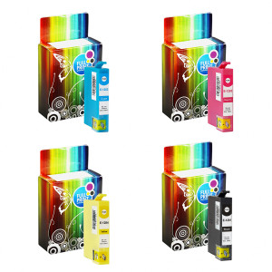 Tusz S22 SX125 SX130 SX235 (T1285CMYK) Oryginalny cmyk do EPSON STYLUS OFFICE BX 305FW, EPSON STYLUS SX 130, 235W, 230, 435W