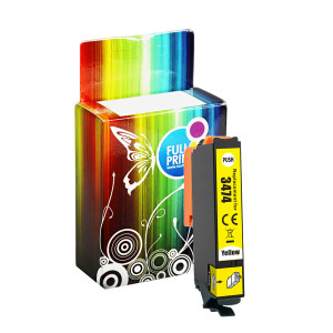 Tusz Zgodny z WF3720 WF3725 (T34744010) Zamiennik żółty - 12ml - do EPSON WORKFORCE PRO WF 3720DWF, 3725DWF