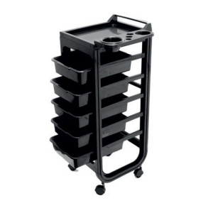 MELCAP CARRELLO  5 RIPIANI PER BARBIERE PARRUCCHIERE