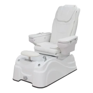 WEELKO Poltrona Pedicure SPA Elettrica con Idromassaggio e Cromoterapia CALN 4122B.2.A26 Bianca
