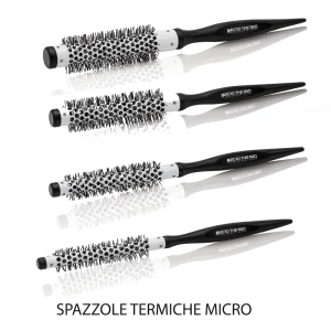 Spazzola Termica Sottile Professionale MICRO SALONXPRO – Precisione, Controllo e Styling di Dettaglio 11 mm