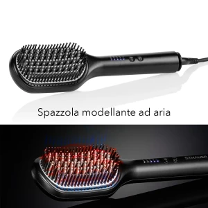 XANITALIA MAGIC BRUSH – Spazzola Modellante ad Aria con Tecnologia Ionica e Piatti Riscaldati