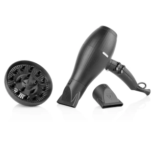 XANITALIA Phon Professionale per parrucchiere ASTRO IONIC BLACK – Asciugacapelli Compatto ad Alte Prestazioni STHAUER GRIGIO