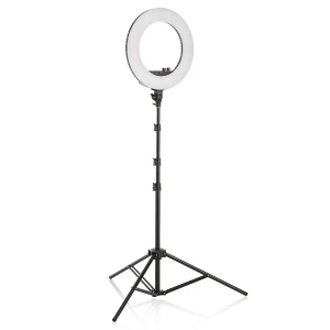 MELCAP LED RING – Lampada LED professionale per make-up con stativo regolabile e accessori inclusi