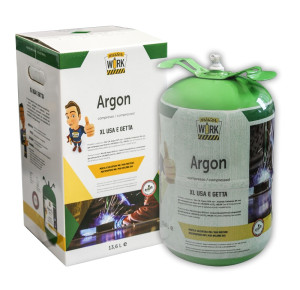 HELVI Bombola gas a perdere ARGON 14 litri