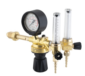 Oxyturbo Riduttore di pressione a due flussometri