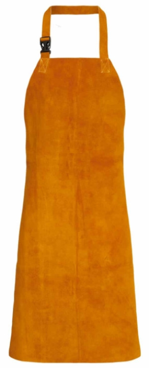 Grembiule Gold in pelle crosta regolabile