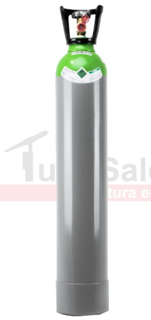 Bombola ricaricabile miscela ArCO2, 82/18% 14 litri