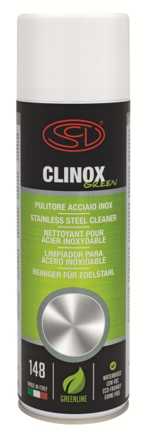 SILICONI commerciale Spa Pulitore acciaio inox CLINOX 500 ML