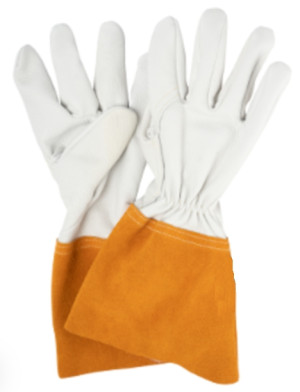 Guanti Tig Fiore, manichetta in crosta taglia 10