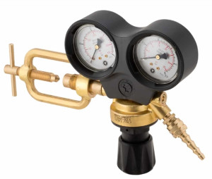 Oxyturbo Riduttore di pressione Acetilene con staffa