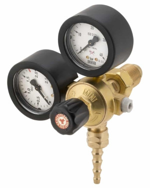 Oxyturbo Riduttore di pressione Mini Acetilene con ghiera