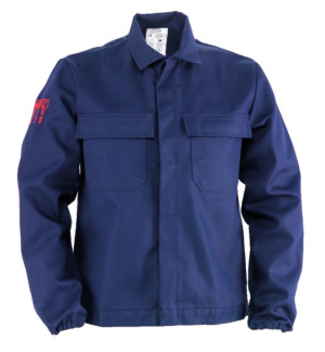 Giacca in cotone ignifugo blu XL