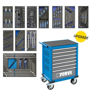 FERVI CARRELLO C960/CC01 COMPLETO DI UTENSILI