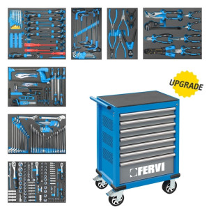 FERVI CARRELLO C960A COMPLETO DI UTENSILI