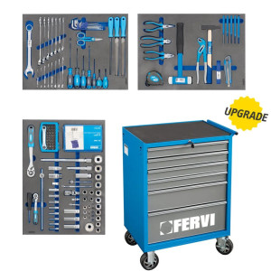 FERVI CARRELLO C900/CC03 COMPLETO DI UTENSILI