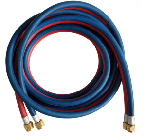 Oxyturbo Tubo binato raccordato 3/8 10 metri MAXI