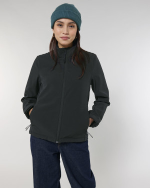 Kurtka softshell damska Stanley/Stella Navigator - czarna