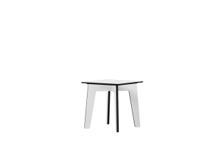 Hocker THEAA, weiß