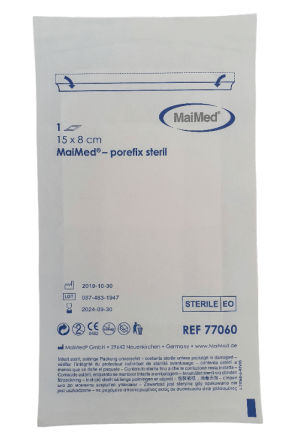 Porefix Jałowy plaster pooperacyjny 8x15 cm 1 sztuka Maimed
