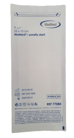Porefix Jałowy plaster pooperacyjny 10x25 cm 1 sztuka Maimed