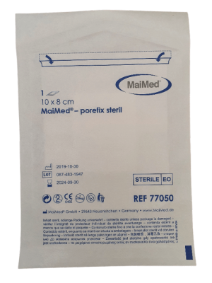 Porefix Jałowy plaster pooperacyjny 8x10 cm 1 sztuka Maimed