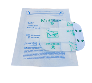 Porefix Jałowy transparentny plaster pooperacyjny 6x7 cm 1 sztuka Maimed