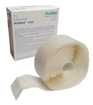 Plaster z opatrunkiem hypoalergiczny włókninowy do cięcia 4 cm x 5 m Plast Med