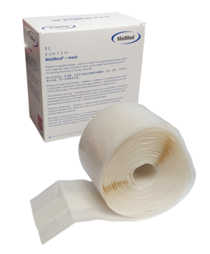 Plaster z opatrunkiem hypoalergiczny włókninowy do cięcia 6 cm x 5 m Plast Med Maimed