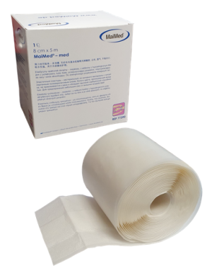 Plaster z opatrunkiem hypoalergiczny włókninowy do cięcia 8 cm x 5 m Plast Med Maimed